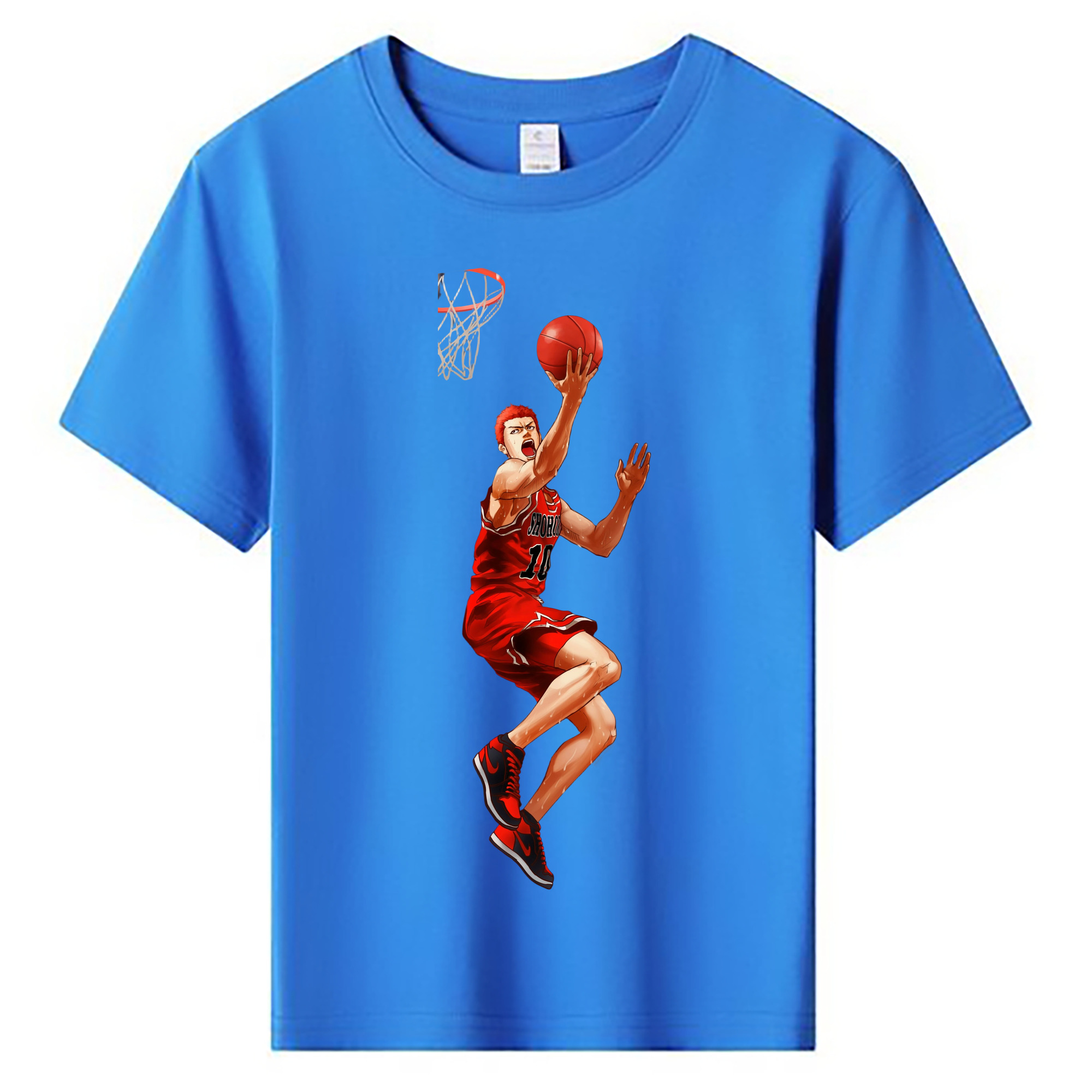 （画像用） SLAM DUNK／スラムダンク 綿100％キッズTシャツ（フロントプリント）